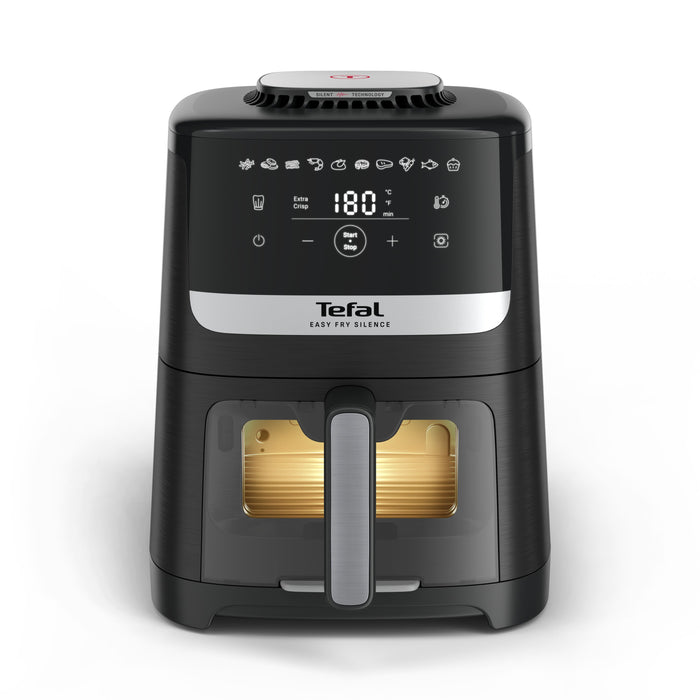 EAN 3045387293819 - Tefal Easy Fry Silence EY5568E0 freidora Sencillo 5 L Independiente Freidora de aire caliente Negro, Acer imagen 2
