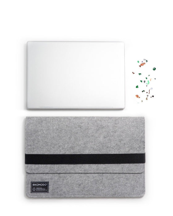 EAN 8436590370155 - EKOMODO HR-003 maletines para portátil 33 cm (13") Funda Negro, Gris imagen 4