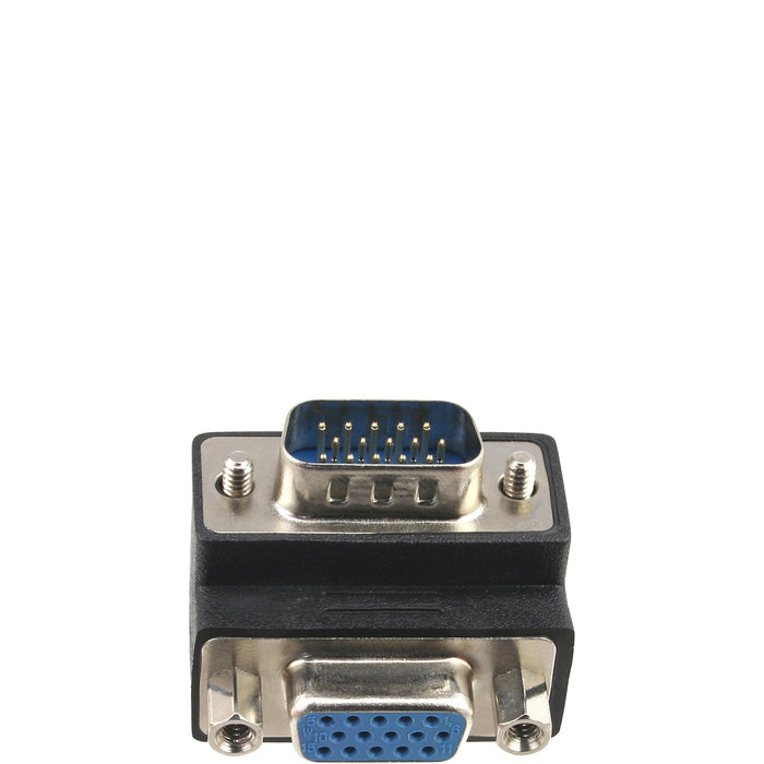 Adaptador Inline Vga 90° 15 Pines Macho A Hembra