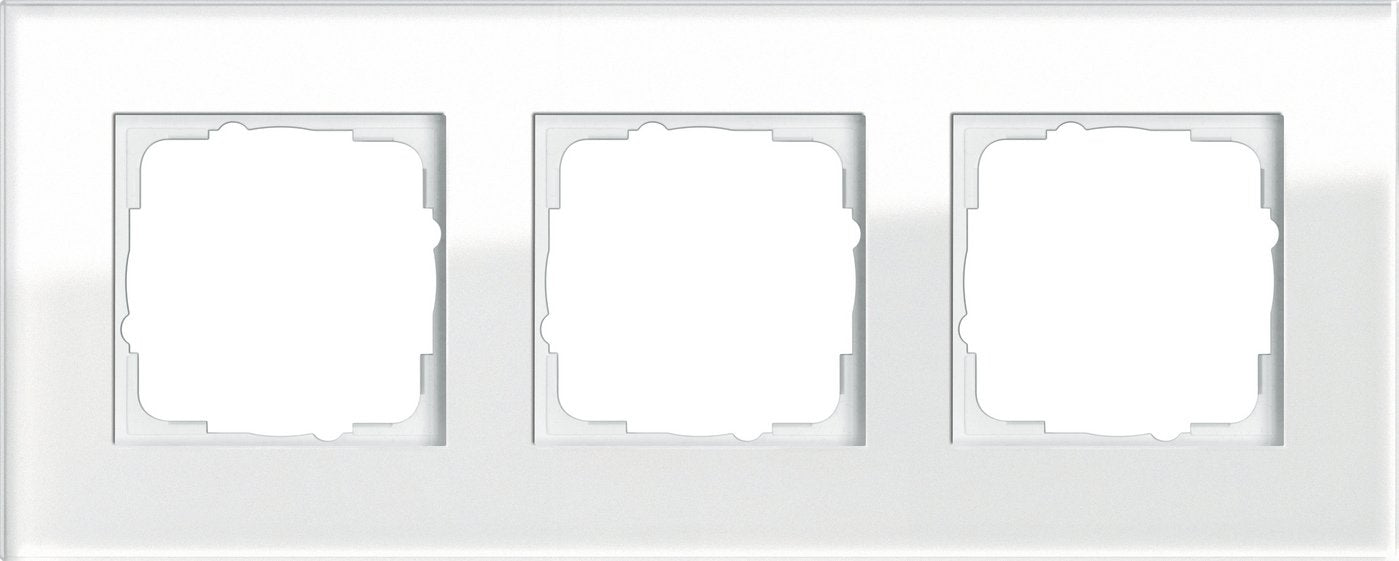 Gira - Esprit - Rahmen 3-Fach *Glas Weiss*