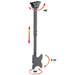 EAN 8054529020614 - Techly ICA-CPLB 922L soporte para pantalla de señalización 106,7 cm (42") Negro imagen 4