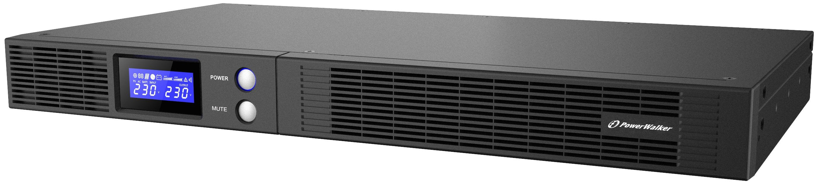 EAN 4260074980400 - PowerWalker VI 1000 R1U sistema de alimentación ininterrumpida (UPS) 1 kVA 600 W 4 salidas AC imagen 1
