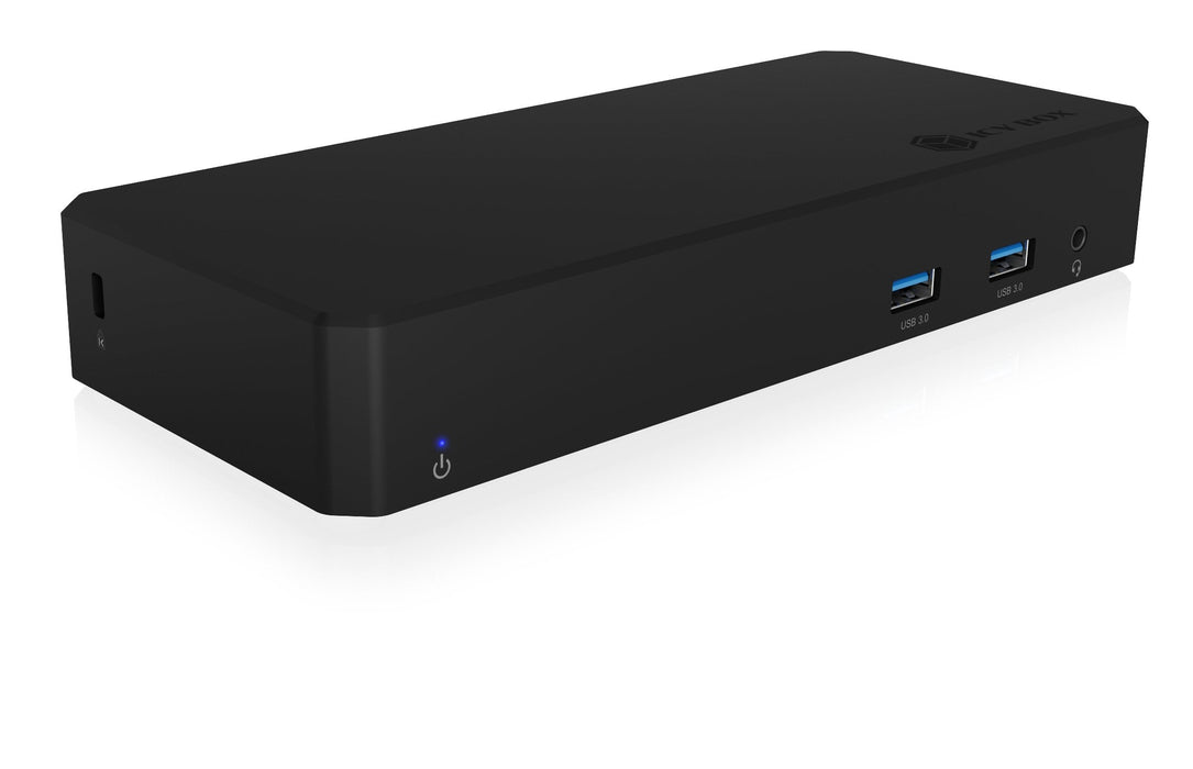 Icy Box Dockingstation 100w 4k Hdmi/Dp/Dl/Rj45/Usb Type-C & A