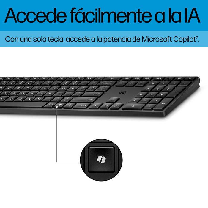 EAN 198122959457 - HP 655 Wireless Keyboard and Mouse Combo teclado Ratón incluido Oficina RF inalámbrico Negro imagen 7