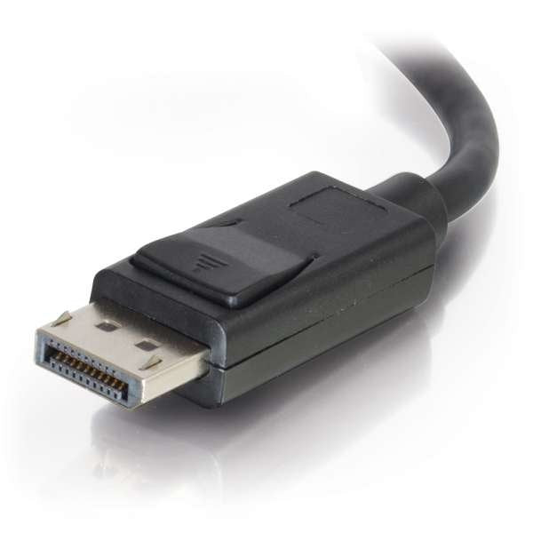 C2g 3ft Ultra High Definition Displayport Cable With Latches 8k Displayport Cable M/M Cable Displayport Displayport (M) A Displayport (M) 91.4 Cm Trabado Negro