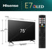 EAN 6942351402673 - Hisense His 75E77NQ ( cm ( Zoll)) 190,5 cm (75") 4K Ultra HD Smart TV Wifi Negro 350 cd / m² imagen 2