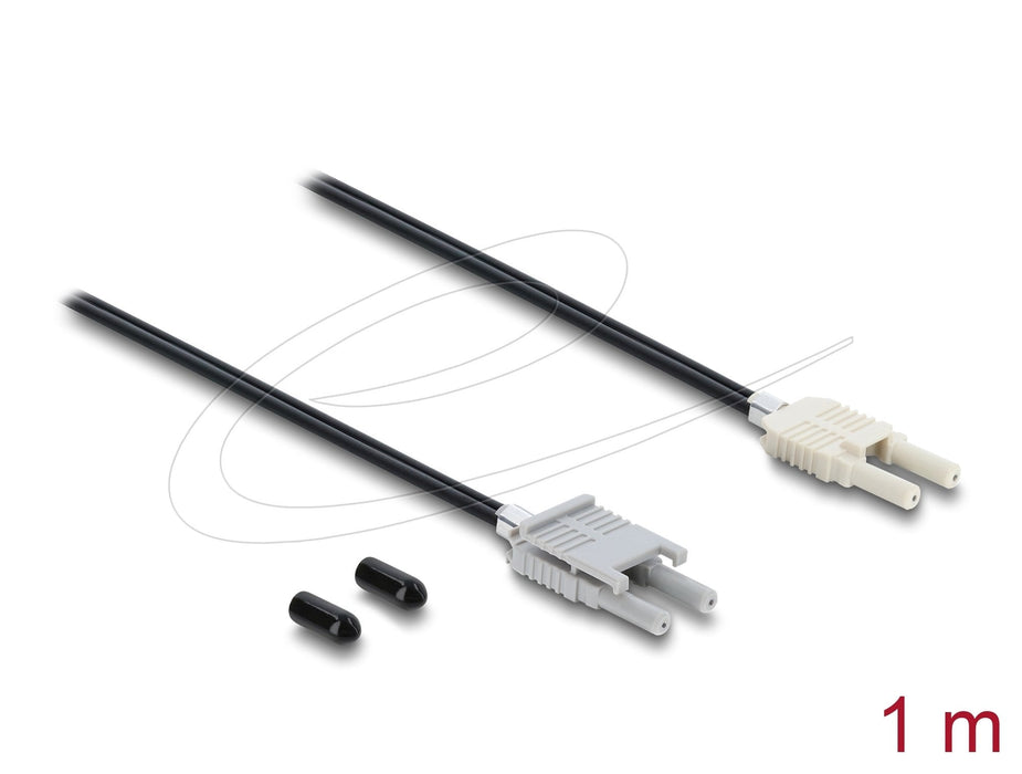 Delock Lwl Pof Kunststoff Cable Hfbr 4506-4516z Duplex Stecker Zu Duplex Stecker 1 M