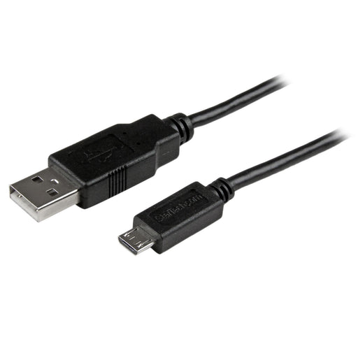 EAN 0065030858106 - StarTech.com USBAUB1MBK cable USB USB 2.0 USB A Micro-USB B Negro imagen 1