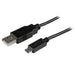 EAN 0065030858106 - StarTech.com USBAUB1MBK cable USB USB 2.0 USB A Micro-USB B Negro imagen 1