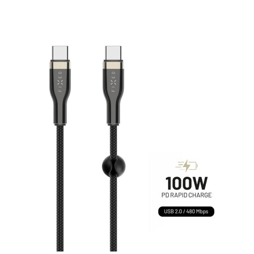 EAN 8591680147397 - FIXED FIXDB-CC12-BK cable USB USB 2.0 1,2 m USB C 4,8 Gbit/s 100 W Negro imagen 1