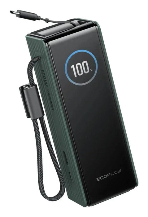 Ecoflow Rapid 25k Build-In Cable - Powerbank Green