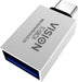 EAN 4322267000002 - Vision TC-USBC3A cambiador de género para cable USB-A USB-C Blanco imagen 2