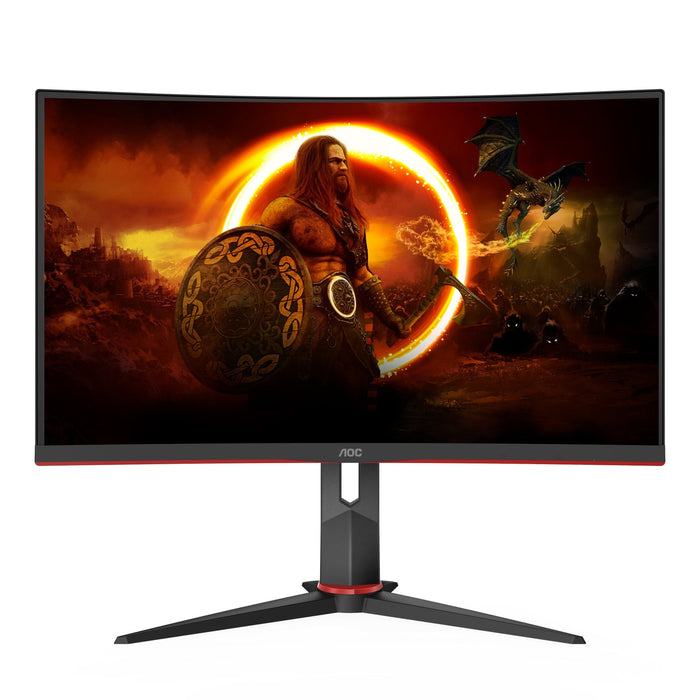 Monitor Aoc Cq27g2s Bk 27" Qhd Va 16:9 144hz 4ms Hdmi 2.0x2 Displayport 1.2x1 Usb 3.0