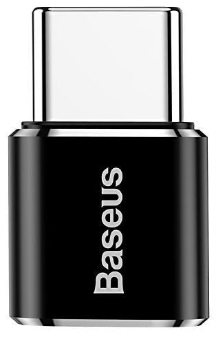 EAN 6953156263529 - Baseus ABMU24ABK cambiador de género para cable microUSB Type-C Negro, Plata imagen 1