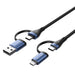 EAN 6922794774841 - Vention CTLLF cable USB USB 2.0 1 m USB A/USB C USB C/Micro-USB B 0,48 Gbit/s 100 W Azul imagen 1
