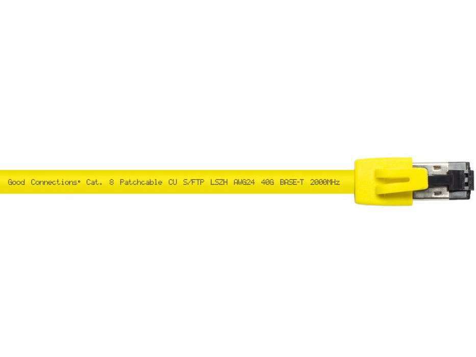 Rns® Cable De Red Cat. 8.1, S Ftp, Pimf, Halogenfrei (Lszh), 2000mhz, 40gbit S, Gelb, 10m, Good Connections®