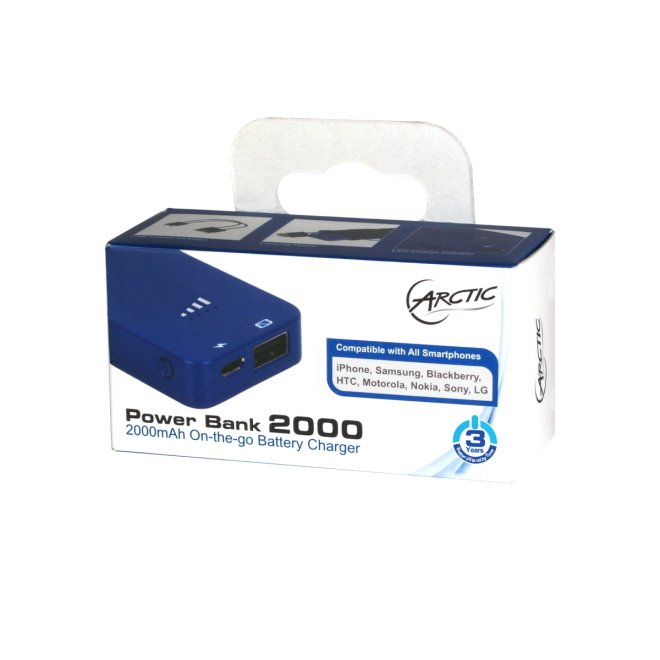 Arctic Power Bank 2000 Azul