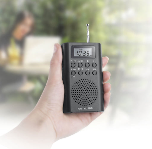 EAN 3700460206703 - Muse M-03 R radio Portátil Analógica Negro imagen 2