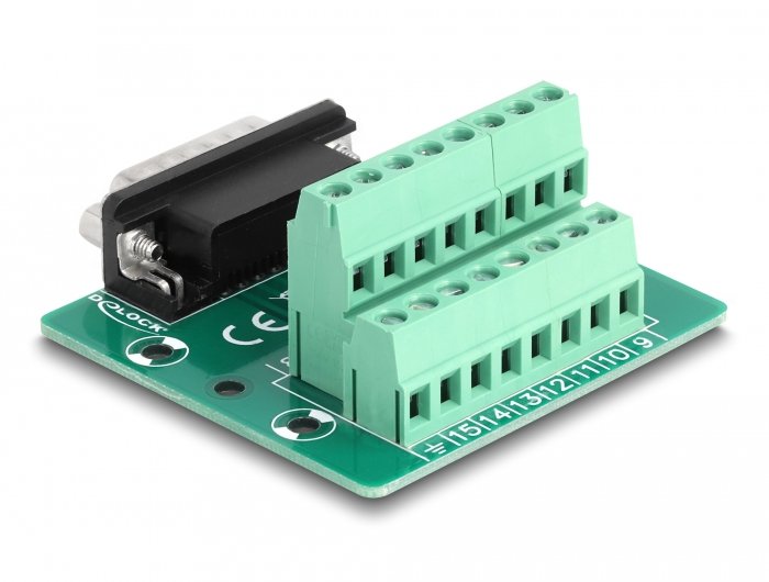 D-Sub 15 Pin Stecker Zu Terminalblock Für Hutschiene