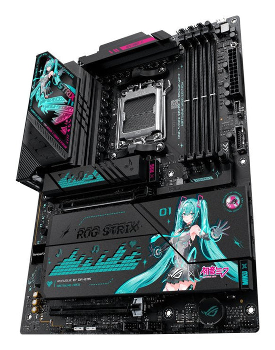 Asus Rog Strix X870e-H Gaming Hatsune Miku Edition (Negro) 90mb1ma0-M0eay0