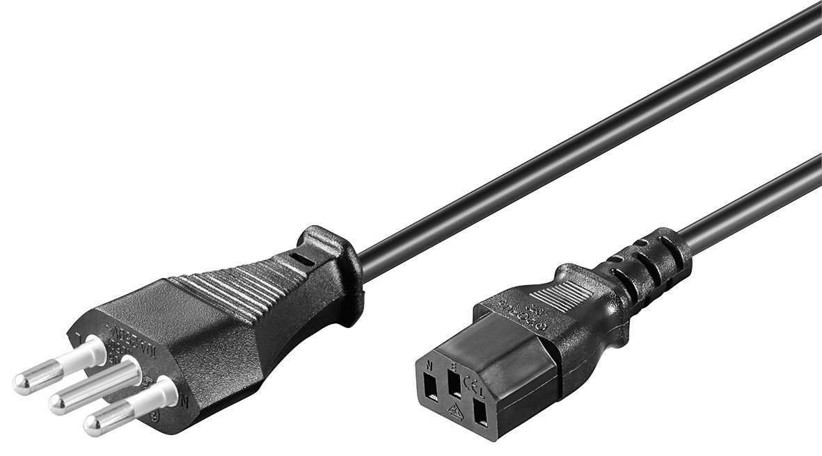EAN 5704174839279 - Microconnect PE100410 cable de transmisión Negro 1 m Enchufe tipo L C13 acoplador imagen 1