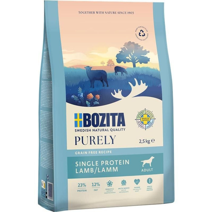 Bozita Purely Jagniecina Bezzbozowa I Hipoalergiczna Karma Para Perro 2,5 Kg