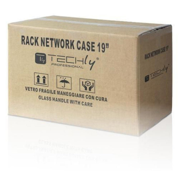 EAN 8054529023592 - Techly I-CASE EL-1006B32 armario rack 6U Bastidor de pared Negro imagen 2