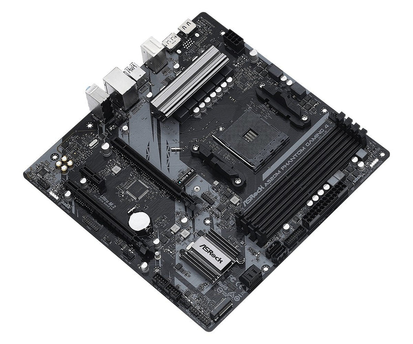 Placa Base A520m Phantom Gaming 4 Am4 Matxcpnt Snd+Gln+U3.2+M2 Sata 6gb/S Ddr4