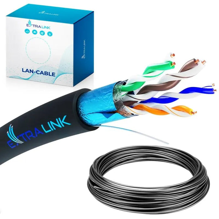 Extralink Cat5e Ftp (F/Utp) Outdoor Twisted Pair 50m