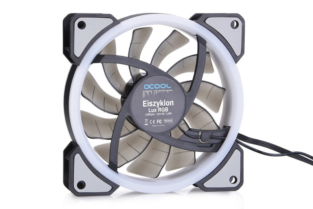 EAN 4250197248044 - Alphacool Eiszyklon Aurora LUX Digital RGB Carcasa del ordenador Ventilador 12 cm Transparente imagen 3