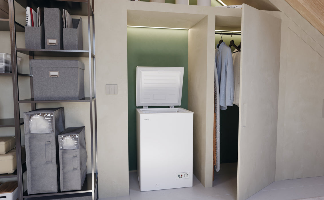 EAN 8059019060897 - Candy CCHH 100E Arcón congelador Independiente 97 L Blanco imagen 7