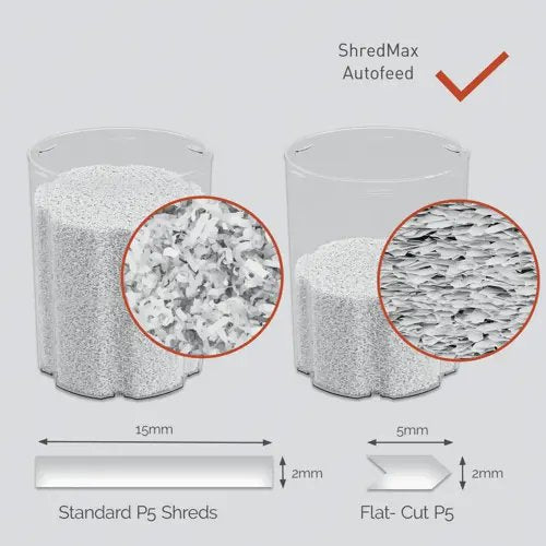 Trituradora Rexel Shredmax Autofeed+ 300m, P5, 300 Hojas, Cubo De 25 L