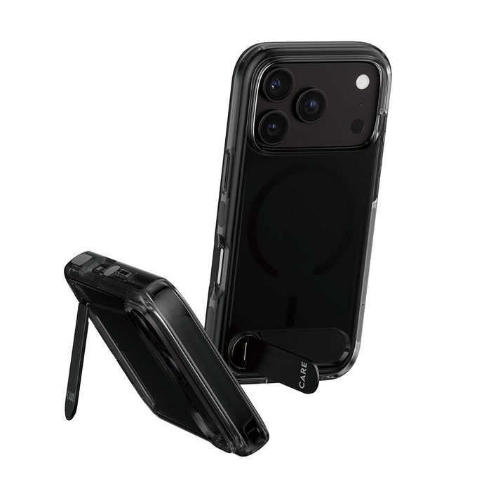 Care By Panzerglass Kickstand Case Smokey M. Negro Magsafe Iphone 17 Pro