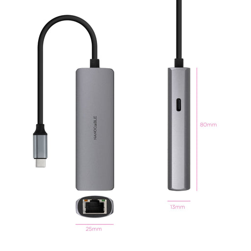 EAN 8433281015524 - Nanocable 10.16.4603 base para portátil y replicador de puertos Alámbrico USB 3.2 Gen 1 (3.1 Gen 1) Type- imagen 2