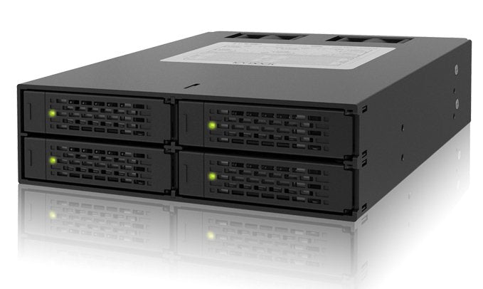 EAN 0115970716964 - Icy Dock MB994SP-4SB-1 panel bahía disco duro 13,3 cm (5.25") Panel de instalación Negro imagen 1