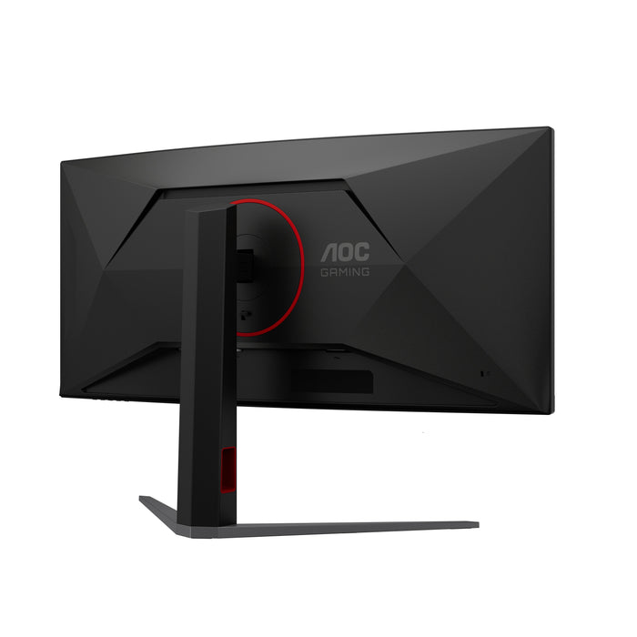 Aoc Cu34g4ca 34" 3440x1440 Fast Va Flat H A 130 Mm Aoc G4 21:9 1500r Wqhd 180hz Fastva 1ms Gtg Hdr400 Has Usbc 90w Usb Hub