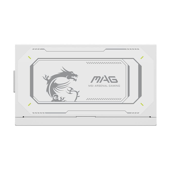 Fuente De Alimentación Msi Mag A1000gl Pcie5 White 1000 W 24-Pin Atx Atx Blanco