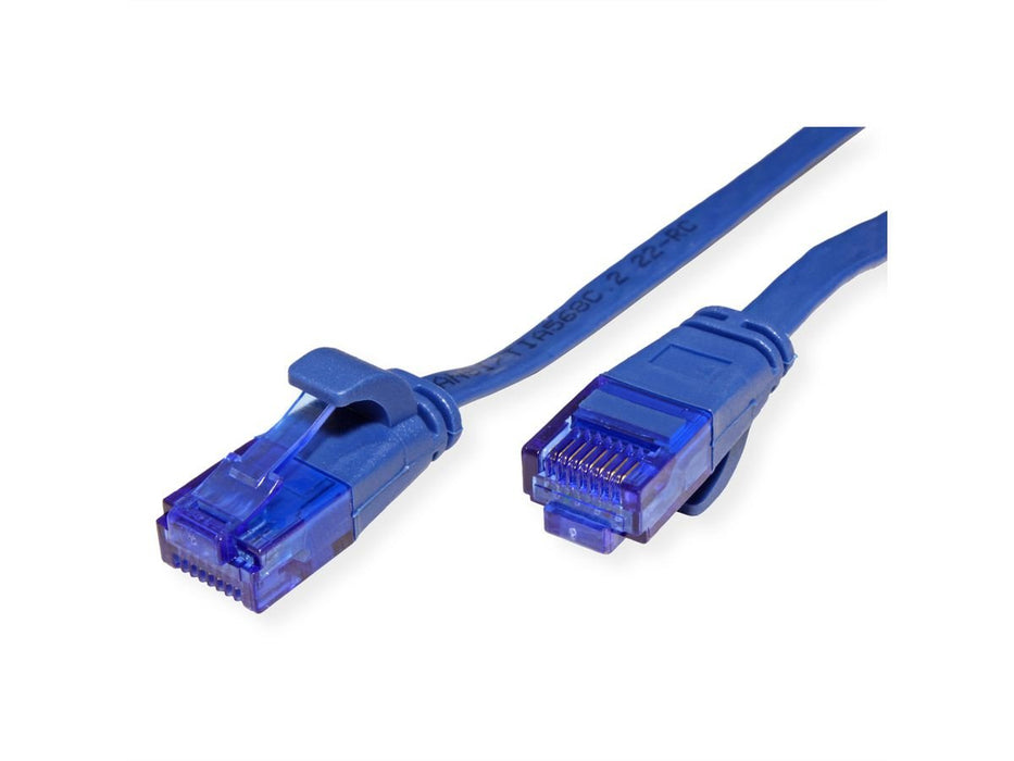 Value Cable De Red Cat.6a (Class Ea) Utp, Extra-Flach, Blau, 5 M