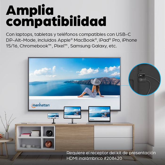 EAN 0766623208437 - Manhattan 208437 extensor audio/video Transmisor de señales AV imagen 9