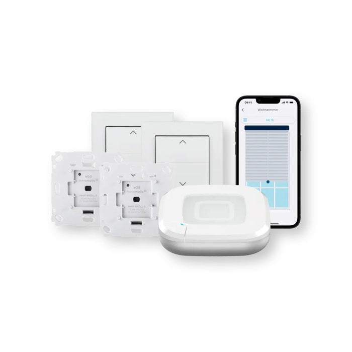 Homematic Ip Starter Set Control De Persianas Enrollables (Hmip-Sk29), Módulo De Control Para Todos Los Motores Tubulares Habituales 162171a0