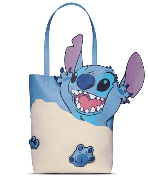 EAN 8718526200508 - DIFUZED Lilo & Stitch - Beach Day Stitch Poliuretano (PU) Azul, Blanco Mujer Bolso grande imagen 1
