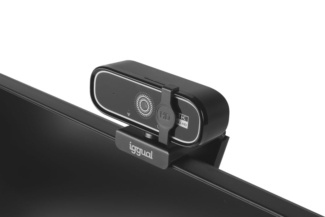 EAN 8435364319949 - iggual USB 4K UHD WC3840 Business Pro View cámara web 8 MP 3840 x 2160 Pixeles Negro imagen 3
