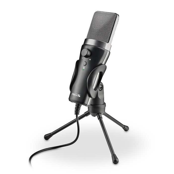EAN 8435430626988 - NGS MS120 USB Negro Micrófono para crear podcasts imagen 1