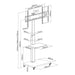 EAN 8716309135054 - Gembird TVS-75S-02 soporte para TV 190,5 cm (75") Negro imagen 7