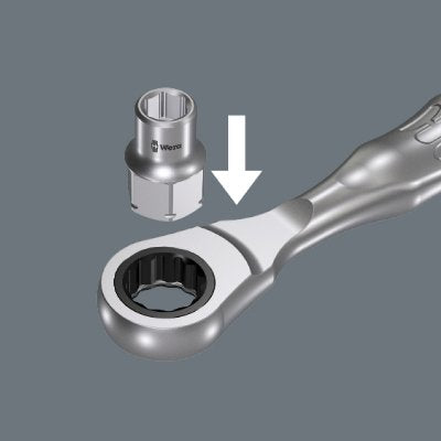 Wera Tools 05003667001 - 25.4 1 4" - Hexagonal