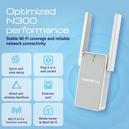 EAN 4897082922063 - Keenetic Buddy 4 (KN-3211) Repetidor de red Blanco, Gris 100 Mbit/s imagen 2