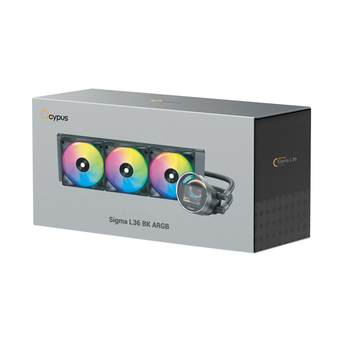 Refrigeración Líquida Cpu Ocypus Sigma L36 Argb (Negro) Sigma-L36-Bk3aawwn00x-Gl
