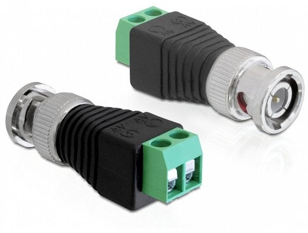 Delock Adapter Bnc Stecker > Terminalblock 2 Pin