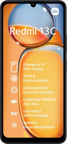 Smartphone Xiaomi Redmi 13c 4gb 128gb 6.74' Negro Medianoche
