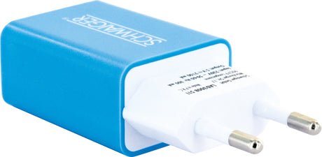 EAN 4004005032567 - Schwaiger LAD300B 511 cargador de dispositivo móvil Auriculares, Smartphone, Tableta Azul, Blanco Corrien imagen 1